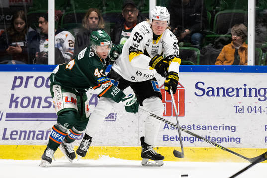 Kristianstads Aleksi Ainali och Västerås Anthon Eriksson