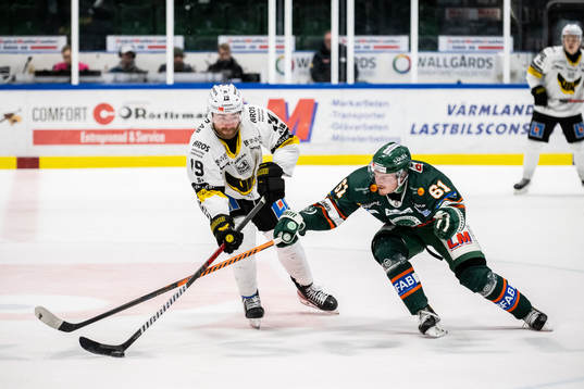 Västerås Blake Speers och Kristianstads Malte Sjögren