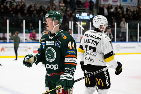 Kristianstads Aleksi Ainali och Västerås Philip Lagunov