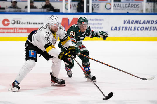 Kristianstads Malte Sjögren och Västerås Blake Speers