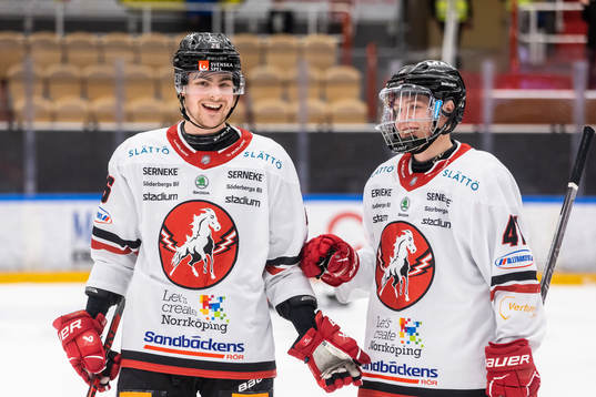 Vita Hästens Alex Brännstam och Victor Öhman
