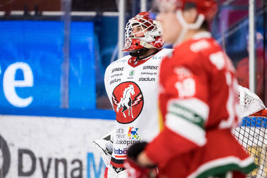 Vita Hästens målvakt Tobias Sandberg