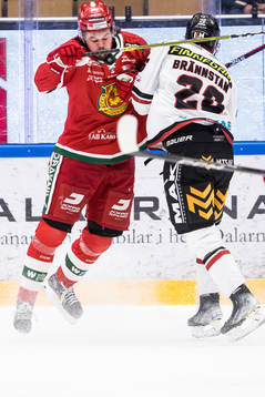 Moras Måns Carlsson och Vita Hästens Alex Brännstam