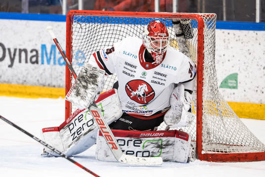 Vita Hästens målvakt Tobias Sandberg