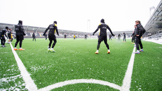 Bläddra bland fler bilder av Fotboll, Allsvenskan, Häcken, Träning Allsvenskan 