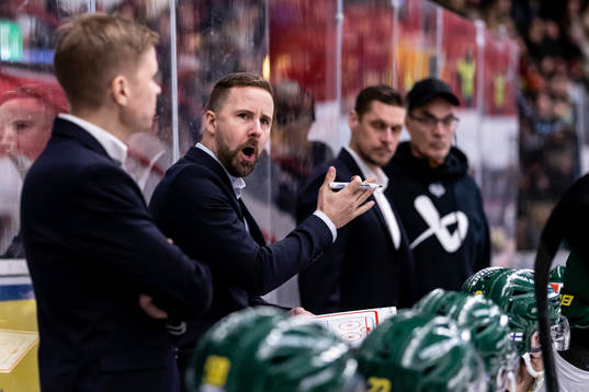 Björklövens tränare Viktor Stråhle