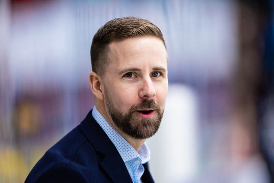Björklövens tränare Viktor Stråhle