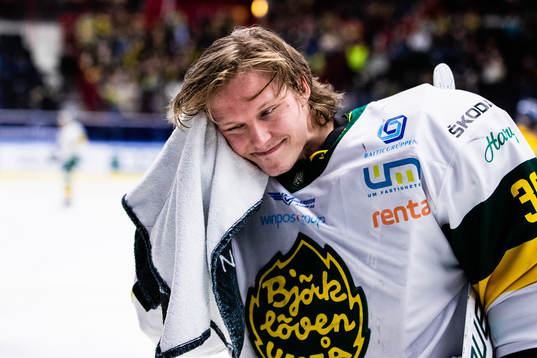 Björklövens målvakt Joona Voutilainen