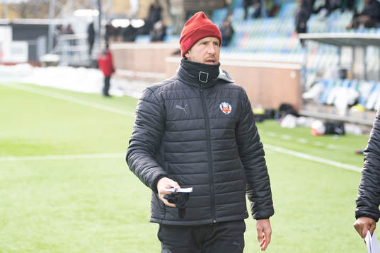 Helsingborgs tränare Mattias Lindström