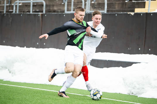 GAIS Dino Salihovic och Helsingborgs Simon Bengtsson
