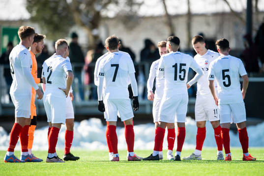 Helsingborgs spelare samlas