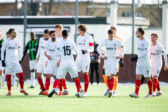 Helsingborgs spelare deppar