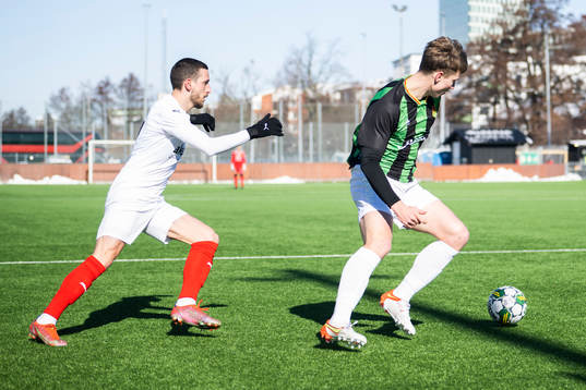 Helsingborgs Arian Kabashi och GAIS Robin Frej