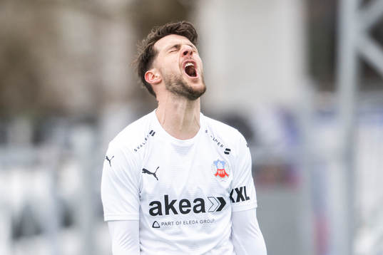 Helsingborgs Oliver Stojanovic Fredin deppar