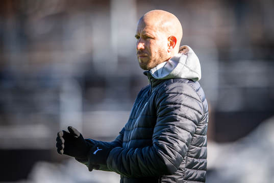 Helsingborgs tränare Mattias Lindström