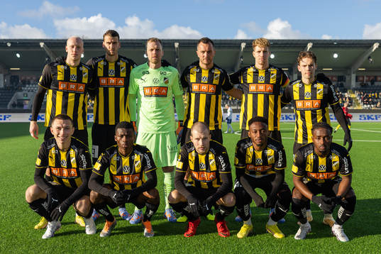 Häckens startelva uppe fr.v. Valgeir Fridriksson, Johan