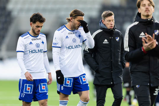 IFK Norrköpings Laorent Shabani och Christoffer Nyman