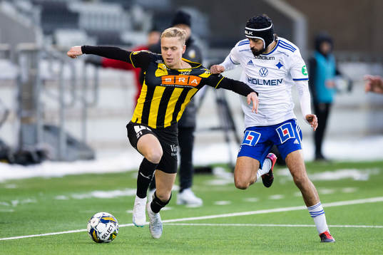 Häckens Tomas Olai Totland och IFK Norrköpings Kristoffer