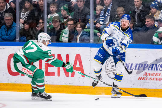 Rögles Samuel Jonsson och Leksands Lucas Elvenes