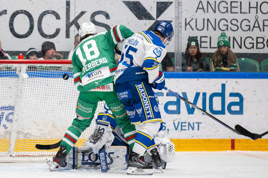 Rögles Dennis Everberg gör 1-1