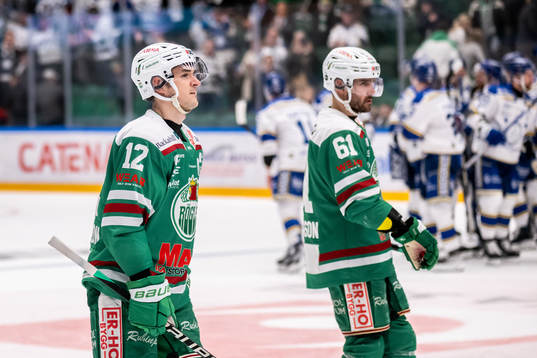 Rögles Brady Ferguson och Ludvig Larsson deppar