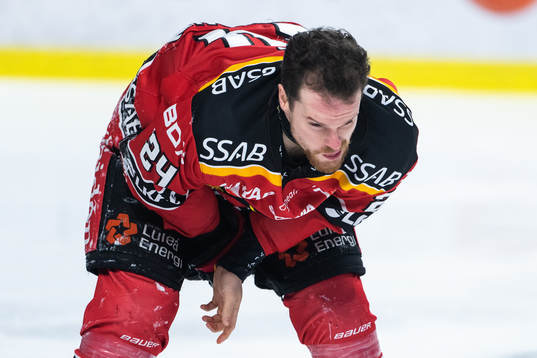 Luleås Brendan Shinnimin har ont