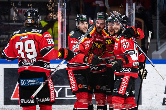 Luleås Jonathan Andersson, Linus Fröberg, Brendan
