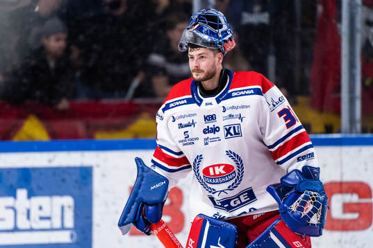 Oskarshamns målvakt Tim Juel