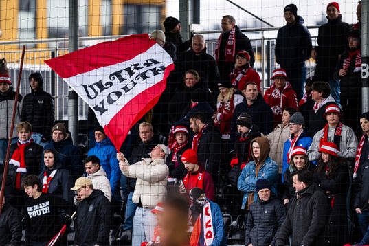 Spectators in the stands