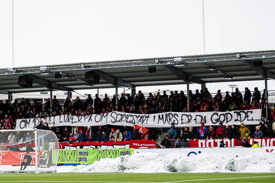Spectators in the stands