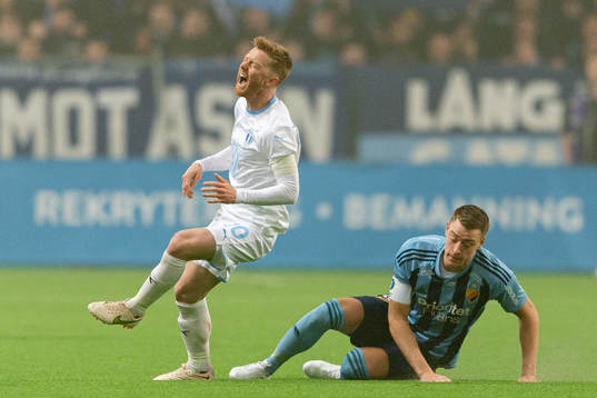 Malmö FFs Anders Christiansen och Djurgårdens Jesper