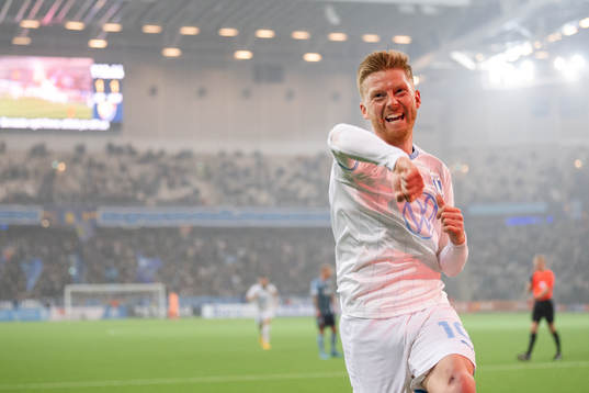 Malmö FFs Anders Christiansen jublar