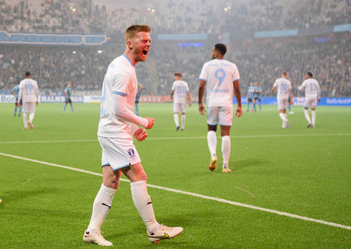 Malmö FFs Anders Christiansen jublar