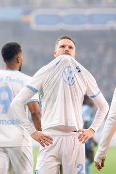 Malmö FFs Lasse Nielsen deppar