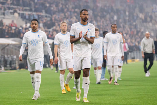 Malmö FFs Isaac Kiese Thelin deppar