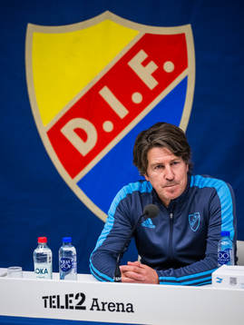 Djurgårdens tränare Thomas Lagerlöf