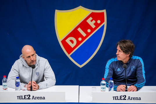 Malmö FFs tränare Henrik Rydström och Djurgårdens