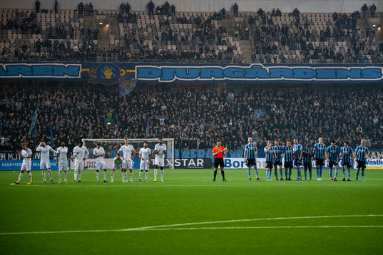 Malmö FFs och Djurgårdens spelare