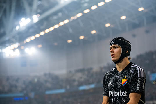 Djurgårdens målvakt Jacob Widell Zetterström