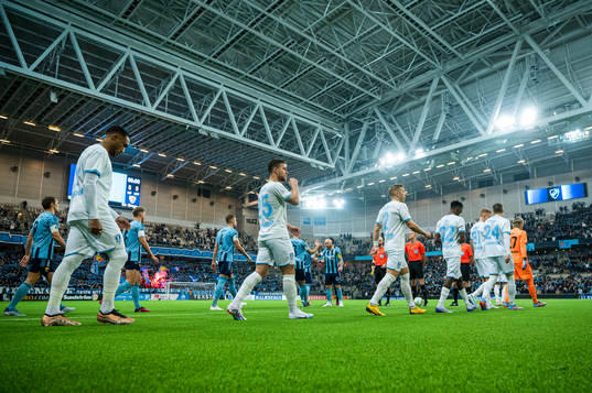 Malmö FFs och Djurgårdens spelare
