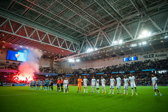 Malmö FFs och Djurgårdens spelare