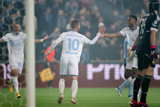 Malmö FFs Anders Christiansen jublar