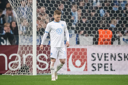 Malmö FFs Anders Christiansen deppar