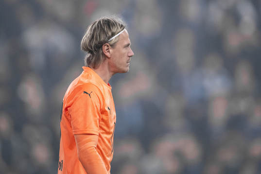 Malmö FFs målvakt Johan Dahlin