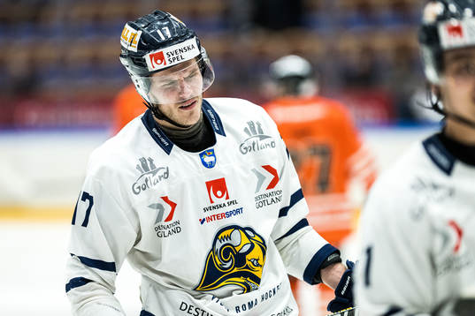 Visby Romas Marcus Lundberg deppar
