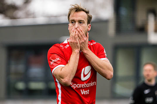 Bård Finne of Brann reacts