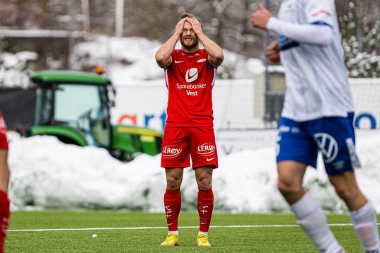Bård Finne of Brann reacts