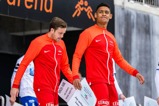 Frederik Børsting and Japhet Sery Larsen of Brann