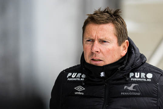 Jostein Grindhaug, head coach of Haugesund