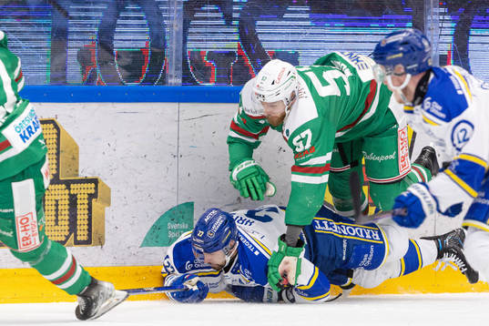 Leksands Marek Hrivik och Rögles Vojtech Mozik